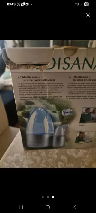 Humidificador Medisana Plata Transparente