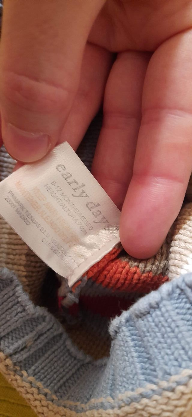 Chaqueta de punto para bebé 6 meses