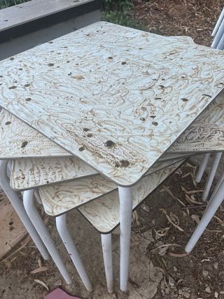 Juego de mesas de terraza 10 mesas por 50€