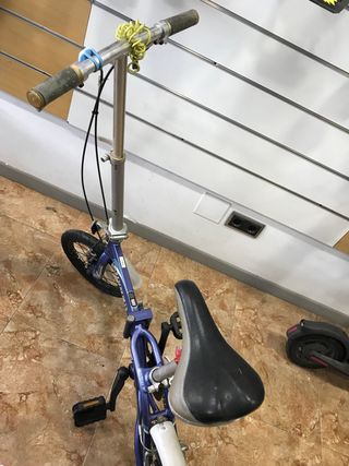 Bicicleta Plegable COLUER Morada