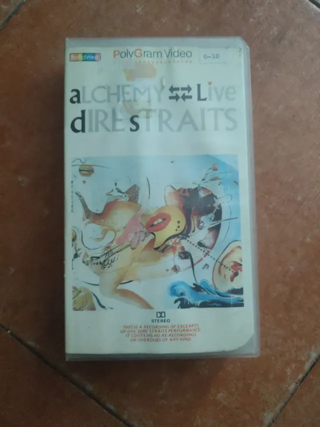 VHS Dire Straits Alchemy Live PolyGram Video