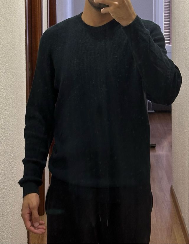 Jersey Zara Verde Oscuro Talla L