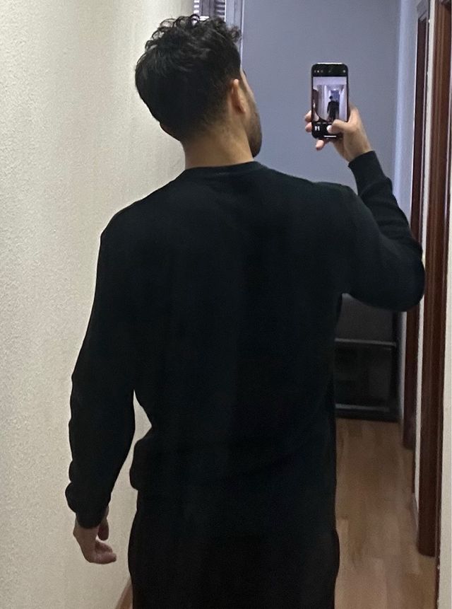 Jersey Zara Verde Oscuro Talla L