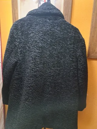 Abrigo Pull&Bear Negro Mujer