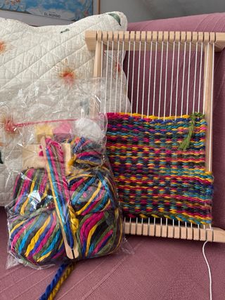 Kit Telar Gigante Tejido Manualidades Niños