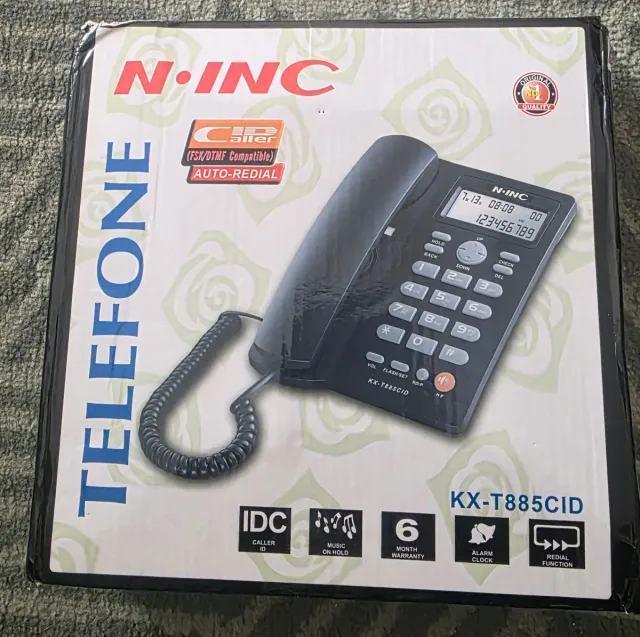 Telefono fisso N-INC con schermo e vivavoce