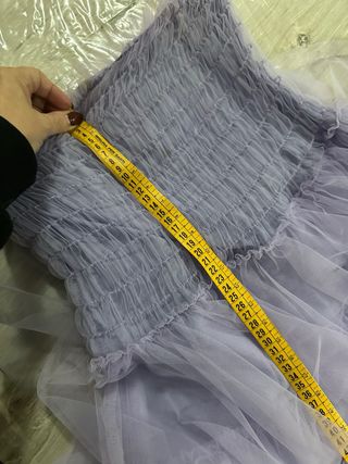 Vestito corto elegante viola
