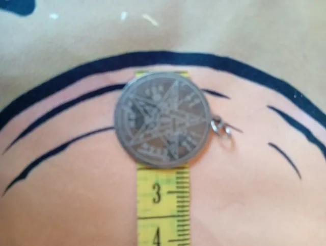 Auténtico Tetragramatón Ritualizado acero