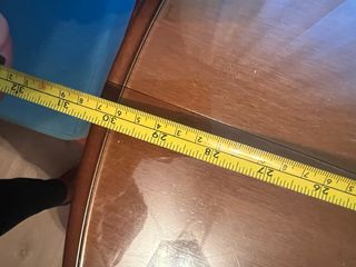 Mesa camilla redonda madera y cristal