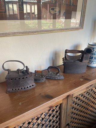 Lote 4 Planchas de Hierro Antiguas