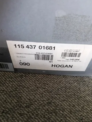 Zapatillas Hogan Negras Talla 39