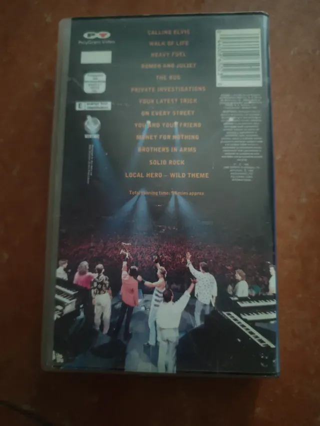 VHS Dire Straits On The Night