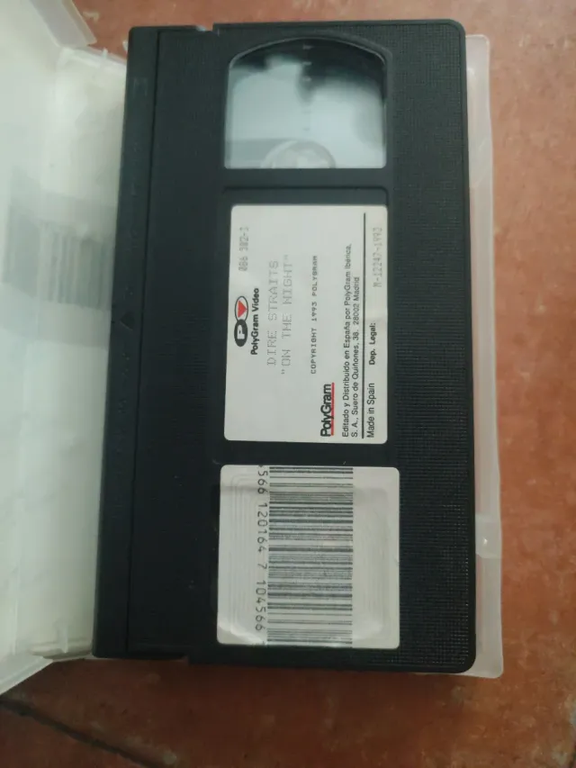 VHS Dire Straits On The Night