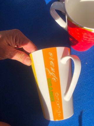 Set 3 Tazze Frutta: Kiwi, Fragola, Arancia