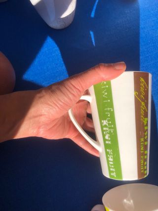 Set 3 Tazze Frutta: Kiwi, Fragola, Arancia