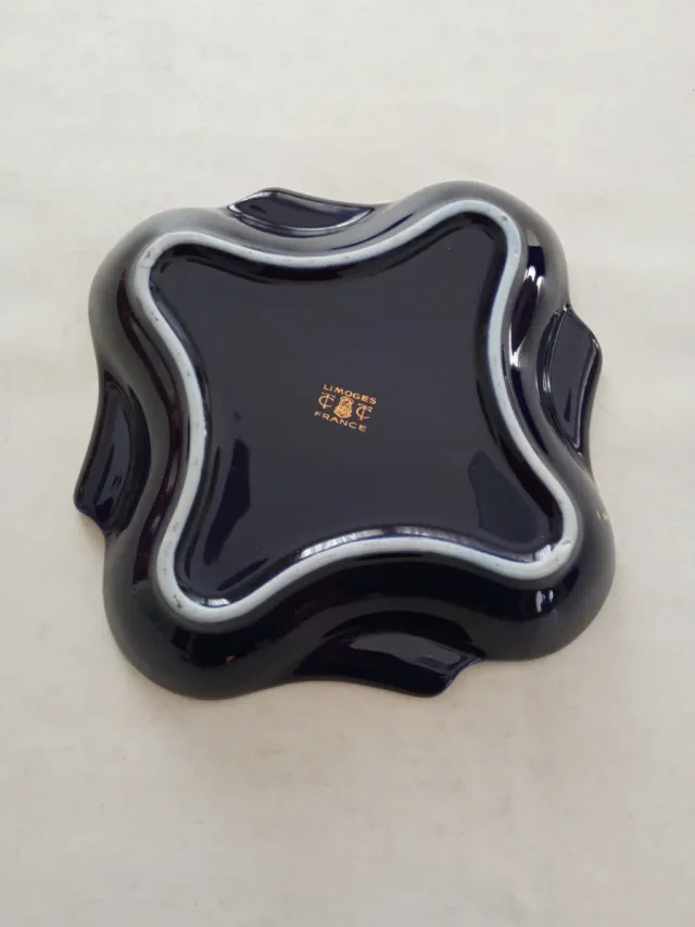 Cenicero Limoges Cerámica Diseño Romántico