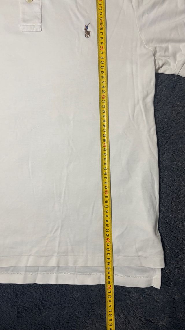 Polo Ralph Lauren Algodón Pima Soft Touch XL Blanc
