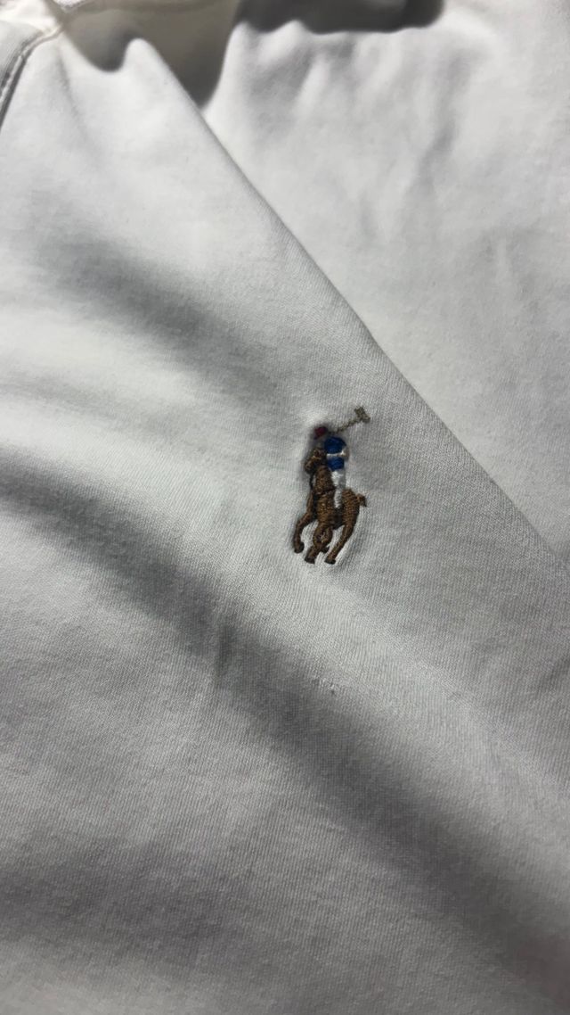 Polo Ralph Lauren Algodón Pima Soft Touch XL Blanc