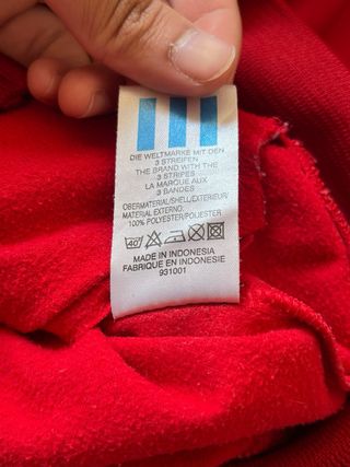 Adidas Originals Chándal Rojo Satinado