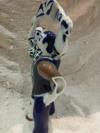 Figura pareja PAZ cerámica Sargadelos