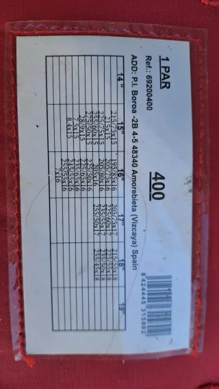 Cadenas Nieve 4x4 CARPRISS 400