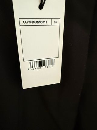 Pantalón de traje negro Purificación Garcia