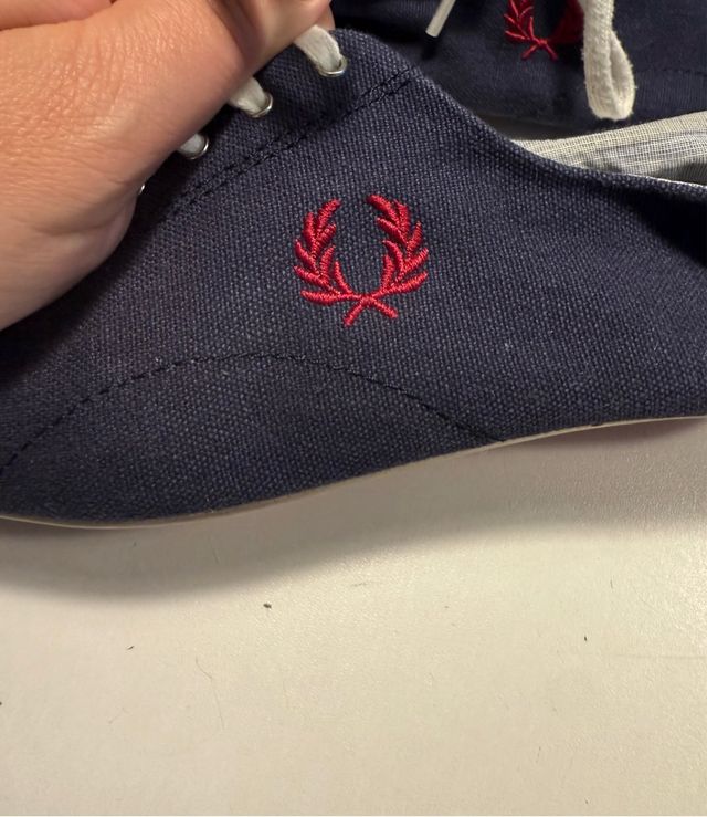 Zapatillas Fred Perry T40 Azul Marino