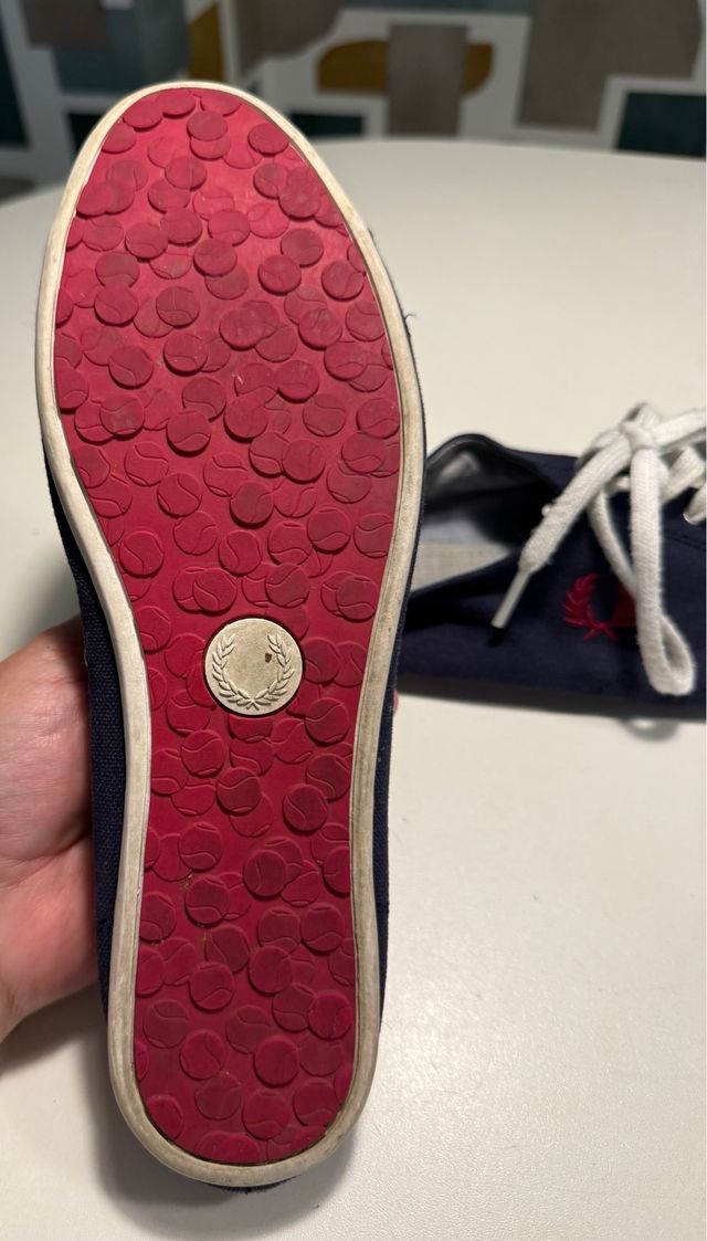 Zapatillas Fred Perry T40 Azul Marino