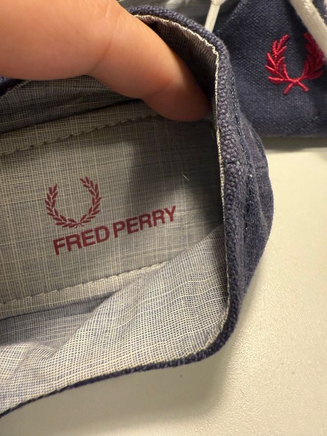 Zapatillas Fred Perry T40 Azul Marino