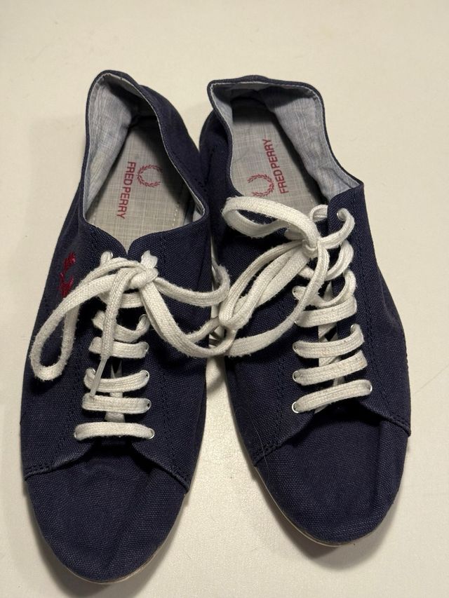 Zapatillas Fred Perry T40 Azul Marino