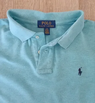 Polo Ralph Lauren Hombre Talla M Azul Turquesa