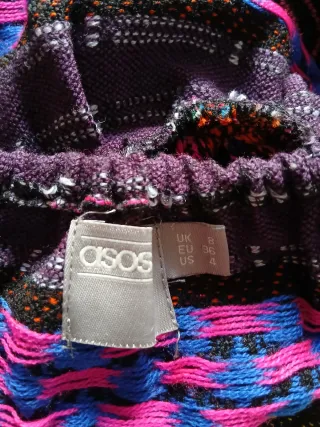 Vestido estampado étnico con cordones