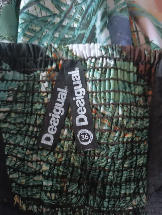 Vestido largo estampado verano