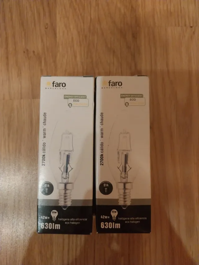Bombillas Faro Barcelona E14 42W 630lm