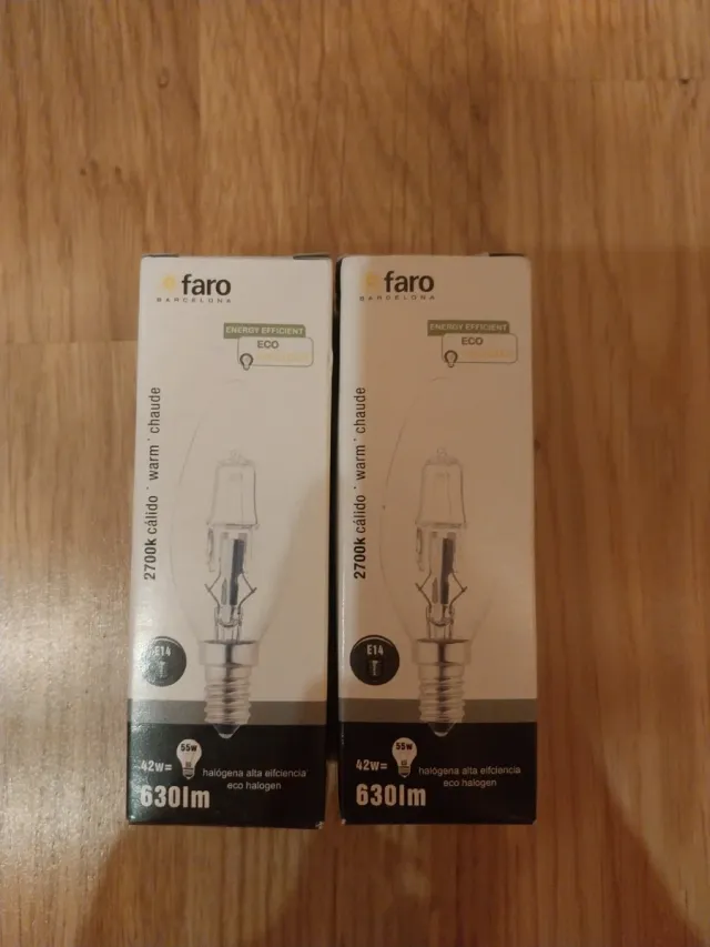 Bombillas Faro Barcelona E14 42W 630lm