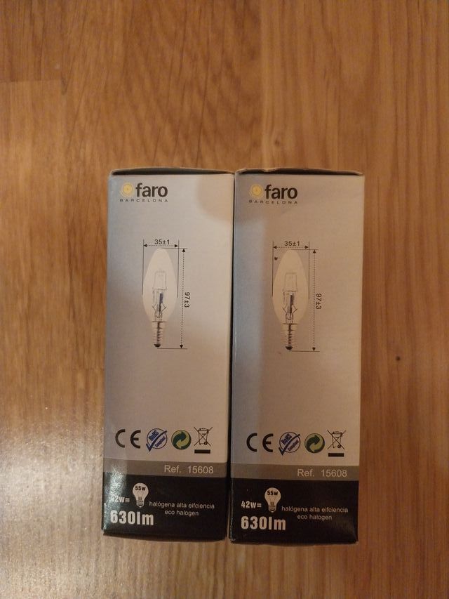 Bombillas Faro Barcelona E14 42W 630lm