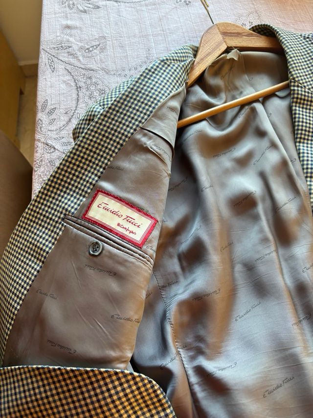 blazer a cuadros clasico. Emidio Tucci