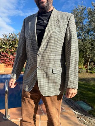 blazer a cuadros clasico. Emidio Tucci