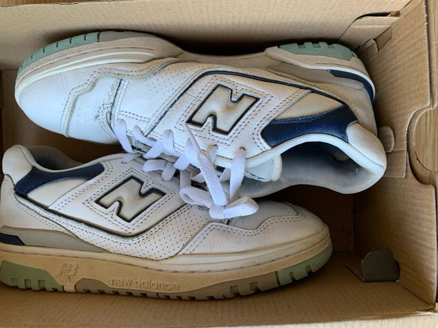 New Balance 550 Talla 38 Blancas y Azules