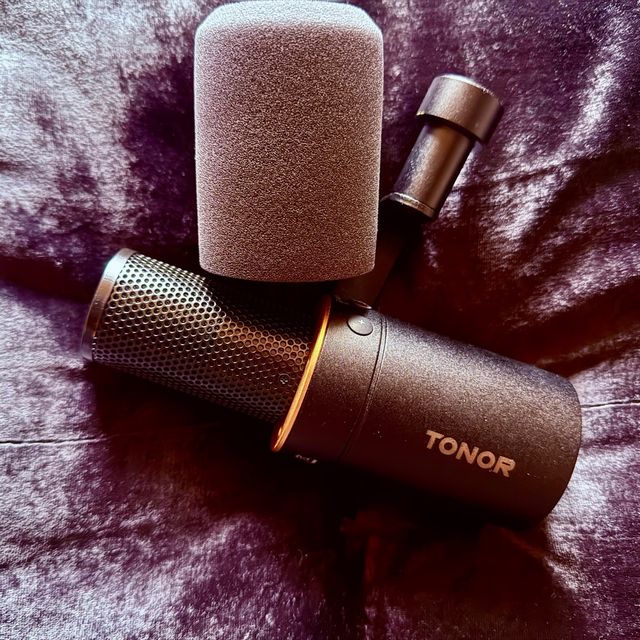 Micrófono TONOR USB C / XLR Negro