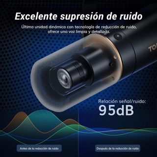 Micrófono TONOR USB C / XLR Negro