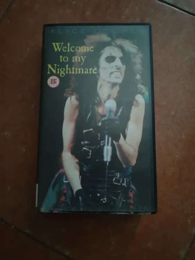 VHS Alice Cooper - Welcome to My Nightmare
