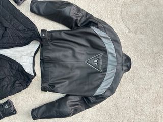 Chaqueta Dainese Cuero Negra Hombre