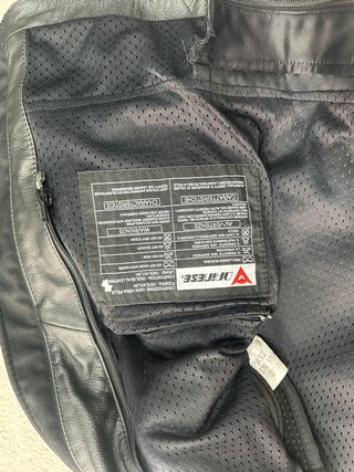 Chaqueta Dainese Cuero Negra Hombre