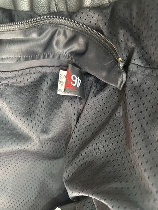 Chaqueta Dainese Cuero Negra Hombre