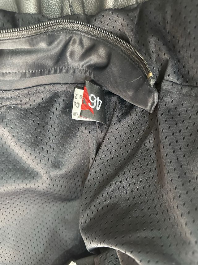 Chaqueta Dainese Cuero Negra Hombre