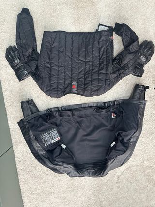 Chaqueta Dainese Cuero Negra Hombre