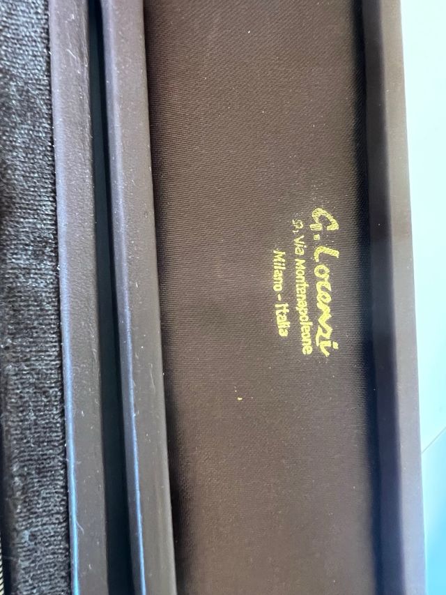 Righello in Bambù G. Lorenzi Milano