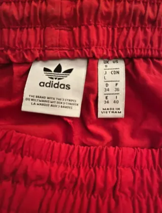 Pantalón Adidas Rojo