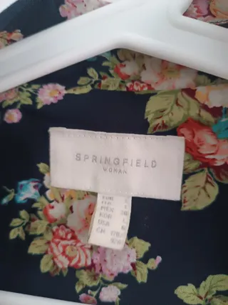 Chaqueta fina floral tipo americana